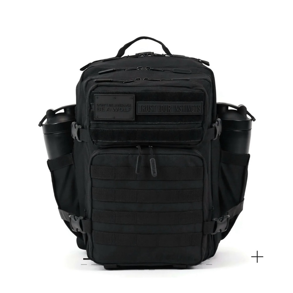 Wolfpak Black Tactical Backpack, 25L like new. Only the USA patch on it.